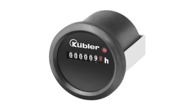 Kubler HR 47 Hour Meter, 7 Digit, 10 → 80 V dc | 3.474.911.373