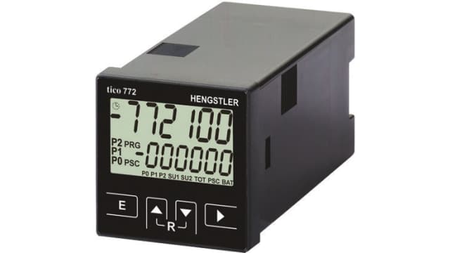 Hengstler TICO 772 Counter, 6 Digit LCD, 60kHz, 115 V ac | 0 772 122