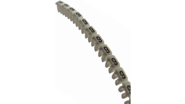 Legrand CAB 3 Clip-On Cable Marker, Pre-printed "9", 0.5 mm Cable, 0.15 mm Cable, 0 381 09 | 0 381 09
