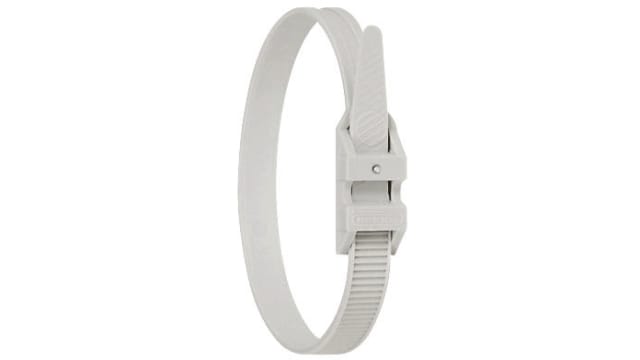 Legrand Cable Tie, Non-Releasable, 185 mm x 9 mm, Grey Halogen Free | 0 318 70