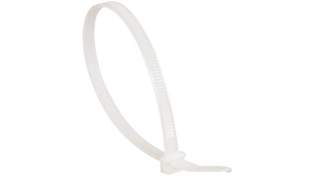 Legrand Cable Tie, Non-Releasable, 140 mm x 3.5 mm, Clear Polyamide 66 | 0 320 54
