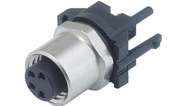 binder Circular Connector, 3 Contacts, Panel Mount, M8 Connector, Plug, Female, IP65, IP67, 718 Series | 99-3412-281-03