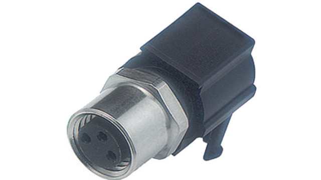 binder Circular Connector, 3 Contacts, Panel Mount, M8 Connector, Plug, Female, IP65, IP67, 718 Series | 99-3412-282-03