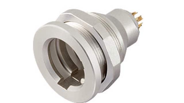 binder Circular Connector, 3 Contacts, Panel Mount, Subminiature Connector, Socket, Female, IP67, 430 Series | 09-4908-00-03