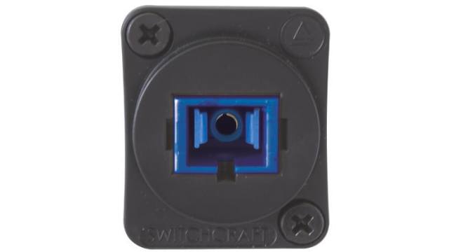 Switchcraft Panel Fibre Optic Adapter, Straight | EHSC2