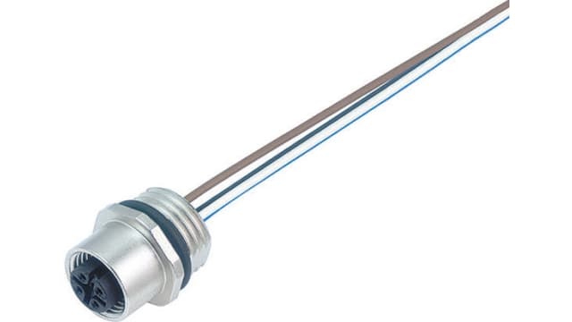 binder Female 4 way M12 to Unterminated Free End Sensor Actuator Cable, 200 mm | 09-3432-700-04