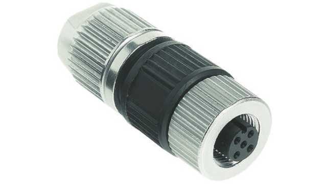 HARTING, HARAX 3 Pole Straight M12 DIN Socket, 4A, 50 V IP65, IP67, Screw, Cable Male | 21032122306