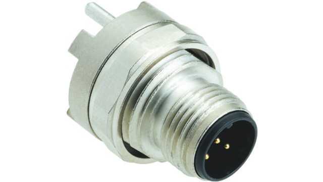 HARTING, Circular connectors M12 5 Pole Straight M12 DIN Plug, 4A, 60 V IP20, Screw, Panel Mount Male | 21033211510