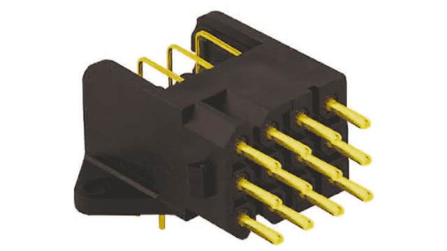 Souriau Sunbank by Eaton Connector, 6 Way, 13A, Male, SMS, Through Hole, 220.0 V | SMS6GE6