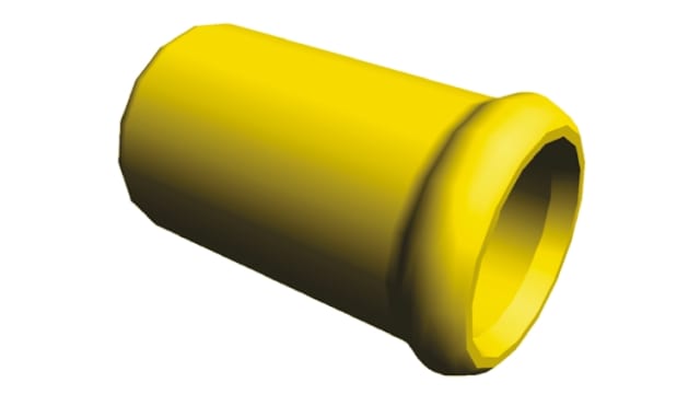 TE Connectivity, 328 Spare Wire Cap Splice Connector, Yellow, Insulated, Tin 10 AWG | 328309