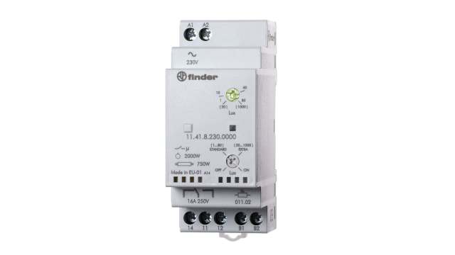 Finder Timer Light Switch 11, 1-Channel 230 V ac | 11.41.8.230.0000