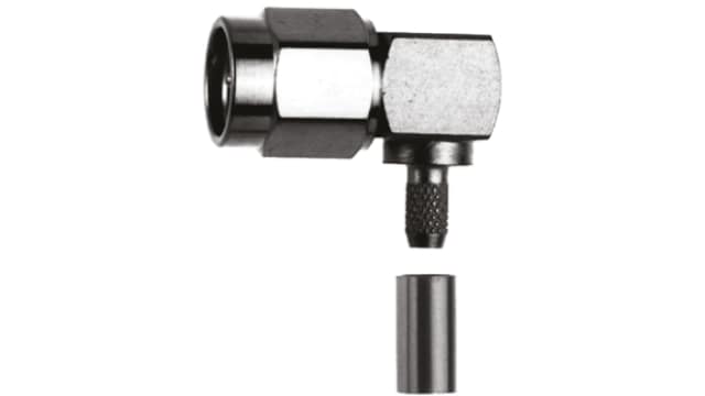 Telegartner SMA Series Cable Male SMA, 50 Ω, Right Angle Body Crimp | J01150A0071