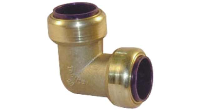 Pegler Yorkshire Brass Pipe Fitting Compression Compression Elbow, Female BSP 22 mm to Female Metric 22 mm | 65524