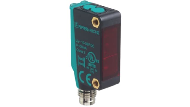 Pepperl + Fuchs Diffuse Photoelectric Sensor, Block Sensor, 1 m Detection Range | ML100-8-1000-RT/95/103