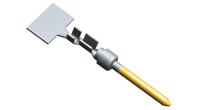 TE Connectivity, AMPLIMITE HDP-20 Series, size 20 Male Crimp D-Sub Connector Contact, Gold over Nickel Pin 22 AWG | 1658544-1