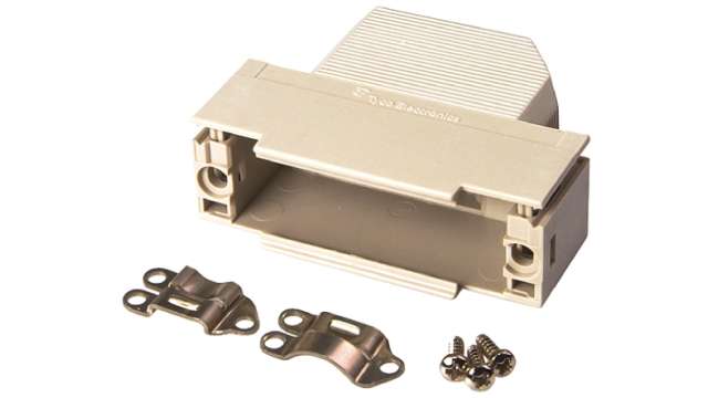 TE Connectivity AMPLIMITE Series Polymer Right Angle D-Sub Backshell, 25 Way | 1-1393738-2