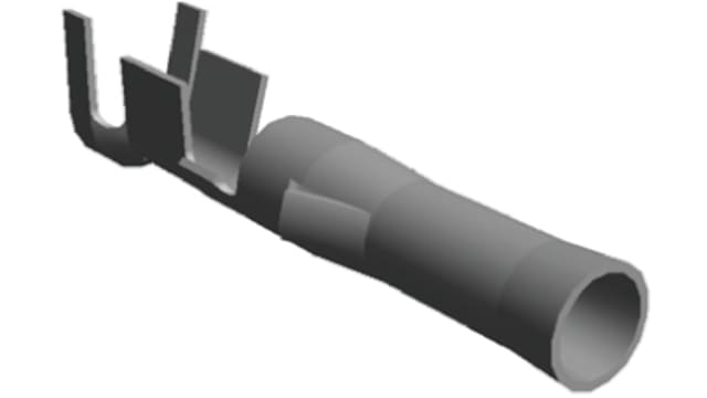 TE Connectivity 0.093 Commercial Series Female Crimp Terminal, 20 AWG Min Crimp, 14 AWG Max | 770144-1