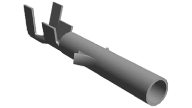 TE Connectivity 0.062 Commercial Series Female Crimp Terminal, 24 AWG Min Crimp, 18 AWG Max | 350628-1