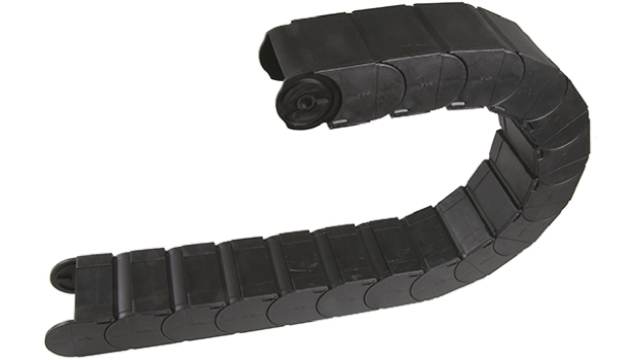 Igus e-chain Black, W75 mm x D50 mm, L1 m, 150 mm Min. Bend Radius, Igumid G | 167.075.150.0