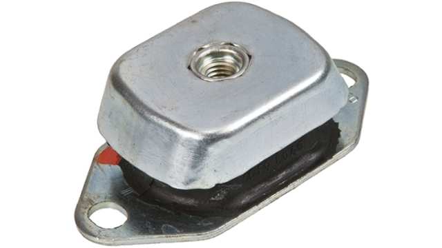 FIBET Rectangular M16 Anti Vibration Mount, Bell Mount with 300daN Compression Load | CCFQ1045016-70