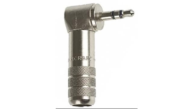 Switchcraft Jack Connector 3.5 mm Cable Male 1 Stereo, 4A Solder | 35HDRANN