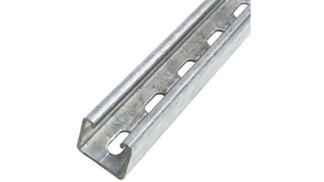 Unistrut 41 x 41 mm Galvanised Steel Strut Slotted Channel, 3 m Long | P1000Tx3m