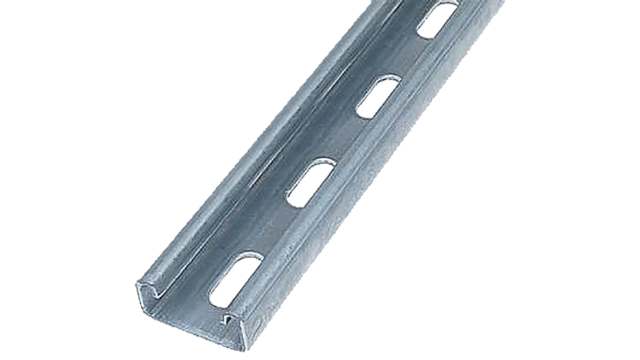 Unistrut 41 x 21 mm Galvanised Steel Strut Slotted Channel, 3 m Long | P3300T10x3m