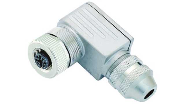 binder Circular Connector, 12 Contacts, Cable, M12 Connector, Socket, Female, IP67, 713 Series | 99-1492-822-12