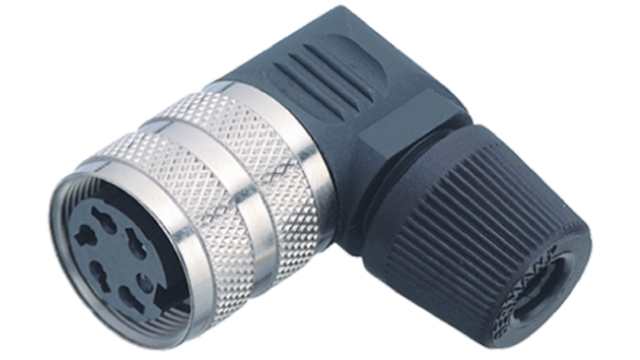 binder Circular Connector, 12 Contacts, Cable, M16 Connector, Plug, Female, IP40, 682 Series | 09-0148-70-12