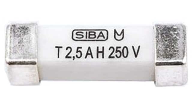 SIBA Non-Resettable Fuse 2.5 A, 250 V | 160016.2,5