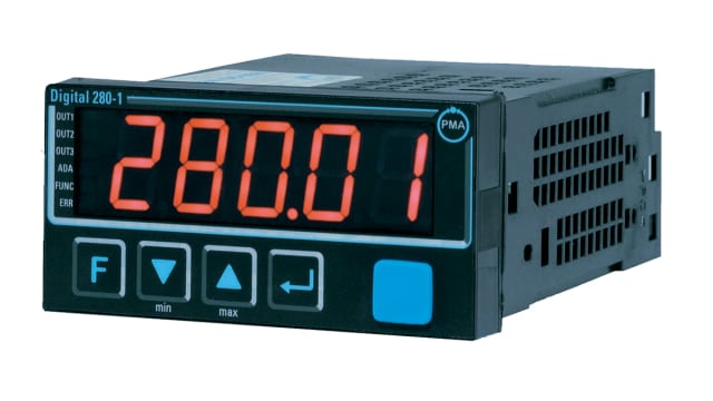 P.M.A D280-1 Temperature Indicator, 48 x 96mm, 18 → 30 V dc, 24 V ac Supply Voltage | D280-111-0000D-000