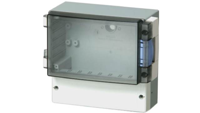 Fibox CARDMASTER Grey Polycarbonate Enclosure 106 mm, 188 mm, 160 mm | PC 17/16-L3 ENCLOSURE