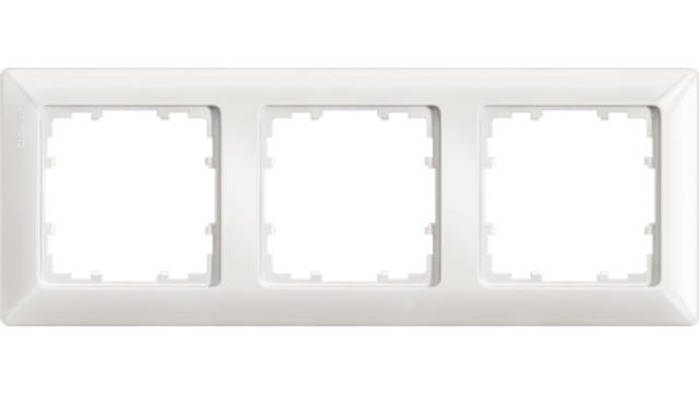 Siemens White 3 Gang Frame | 5TG2553-0