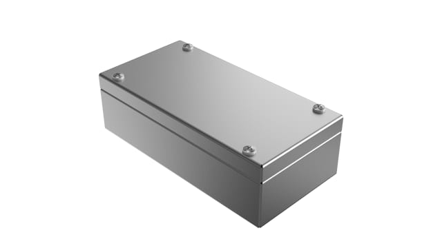 Rose Stainless Steel Enclosures Series Stainless Steel Wall Box, IP66, IECEx, ATEX, 100 mm x 200 mm x 61 mm | 372010060