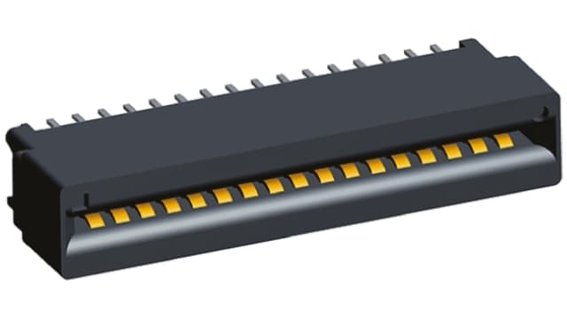 TE Connectivity Standard Edge II Series Straight Edge Connector Female, Board, 17-Contacts, 2.54 mm Pitch, 2 Row, Solder | 5-5530843-3