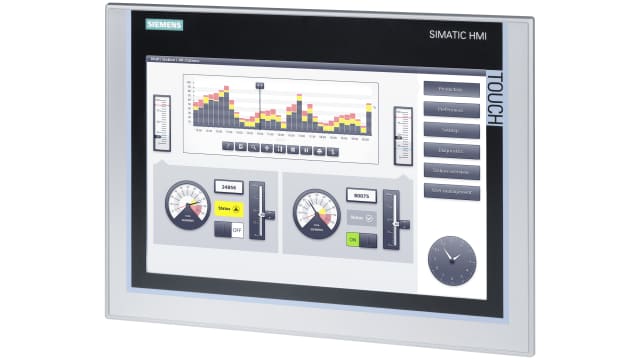 Siemens SIMATIC, TP1200 Comfort Series HMI Panel - 12.1 in, TFT Display, 1280 x 800 pixel | 6AV2124-0MC01-0AX0