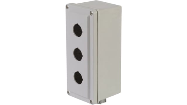 Schneider Electric Plastic Harmony 9001SK Control Station Enclosure - 3 Hole 30 mm Diameter | 9001SKY3