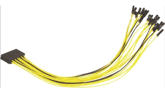 Pico Technology KA044 Oscilloscope 20-Way Digital Cable, Model TA136, For Use With PicoScope 2205 MSO, 25 cm | KA044