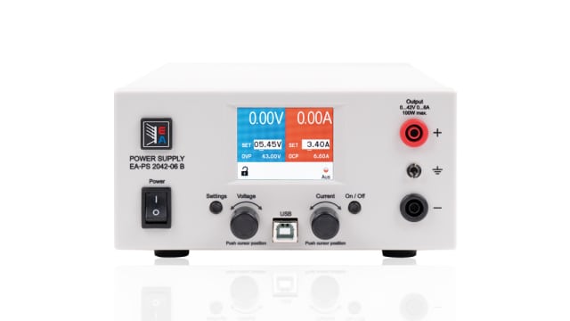 EA Elektro-Automatik EA-PS 2000 B Series Digital Bench Power Supply, 0 → 42V, 20A, 1-Output, 320W | EA-PS 2042-20B