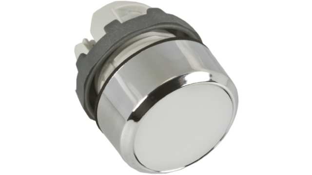 ABB ABB Modular Series White Momentary Push Button Head, 22 mm Cutout, IP66 | 1SFA611100R2005  MP1-20W