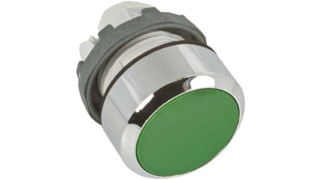 ABB ABB Modular Series Green Momentary Push Button Head, 22 mm Cutout, IP66 | 1SFA611100R2002  MP1-20G