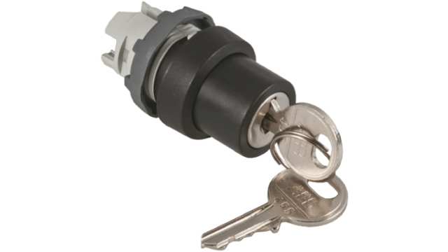 ABB ABB Modular 2-position Key Switch Head, Latching, 22 mm Cutout | 1SFA611280R1001  M2SSK1-101