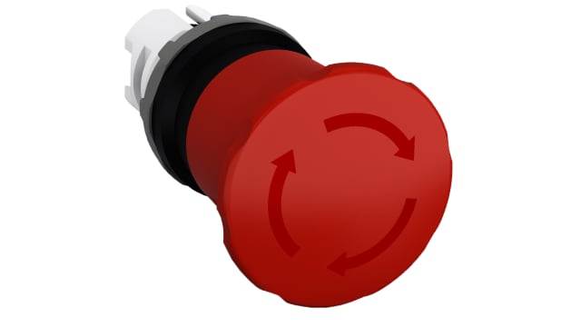 ABB 1SFA Series, Twist Release, Emergency Stop Push Button Head 40 mm Diameter | 1SFA611523R1001  MPET4-10R