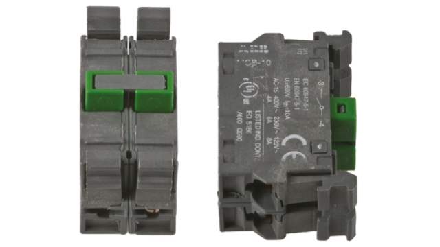 ABB ABB Modular Series Contact Block, 2NO | 1SFA611610R1002  MCB-20