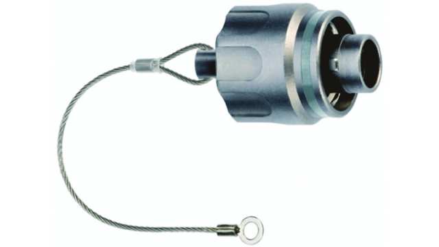 LEMO 2M MIL STD-810-E Female Dust Cap, Shell Size 2 IP68 Rated, with Nickel Finish, Aluminium | BGE.2M.200.XAZ