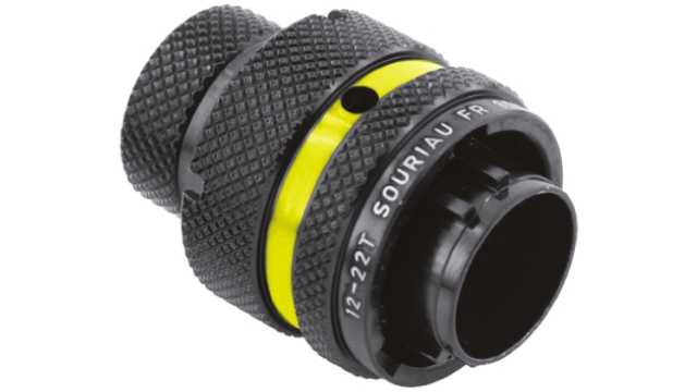 Souriau Sunbank by Eaton Circular Connector, 10 Contacts, Cable, Standard Connector, Plug, Male, IP67, 8STA Series | 8STA61298PA