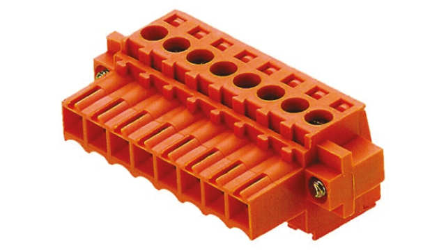Weidmuller, 3.5mm Pitch, BL, 12 Way, Pluggable Terminal Block, Plug, Cable Mount, Screw Termination, 1606740000 | 1606740000