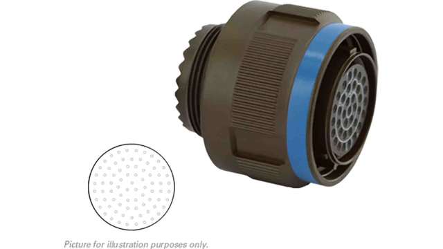 Souriau Sunbank by Eaton, 8D, Copper Alloy Straight 79 Way Cable MIL Spec Circular Connector Male, Female Contacts,Shell | 8D521W35SN