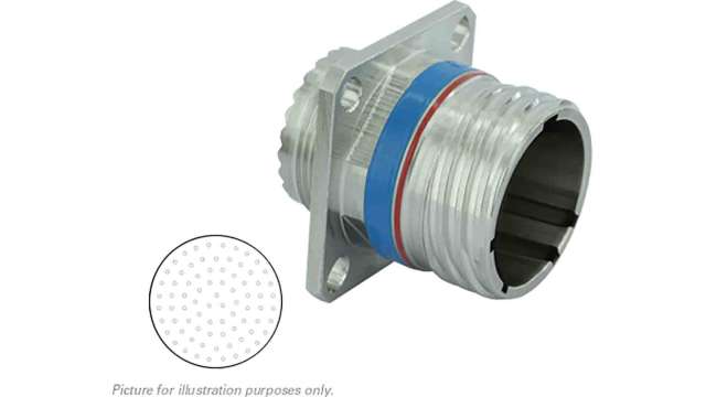 Souriau Sunbank by Eaton, 8D, Copper Alloy Straight 79 Way Panel Mount MIL Spec Circular Connector Female, Male | 8D021F35PN