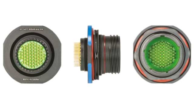 Souriau Sunbank by Eaton, 8D, Copper Alloy Straight 66 Way Panel MIL Spec Circular Connector Female, Male Contacts,Shell | 8D7C19Z35PN